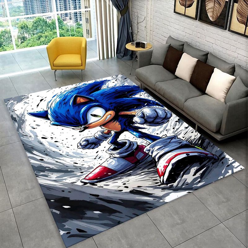 Kids Outdoor Mat - Alfombra Antideslizante con Diseño de Sonic