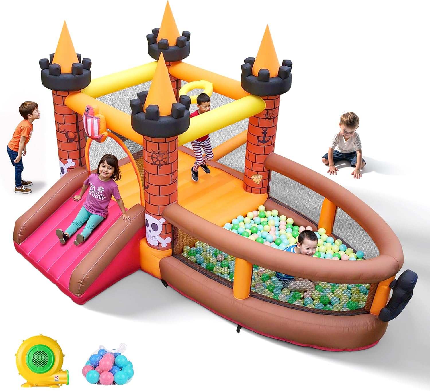 Kids Outdoor Jumping - Casa Inflable para Niños de 3