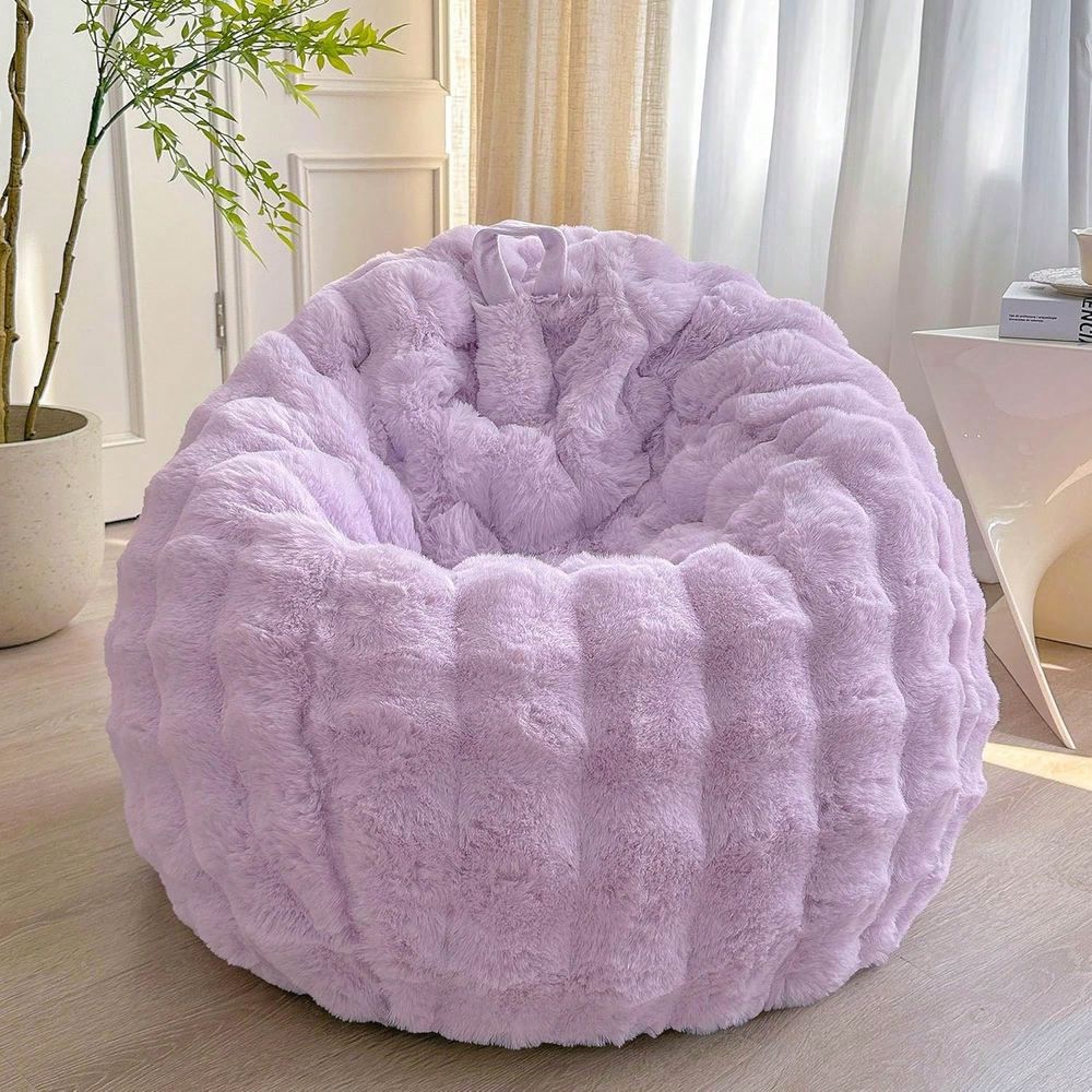 Kids Outdoor Bean Bag - Funda de Piel Sintética de Conejo