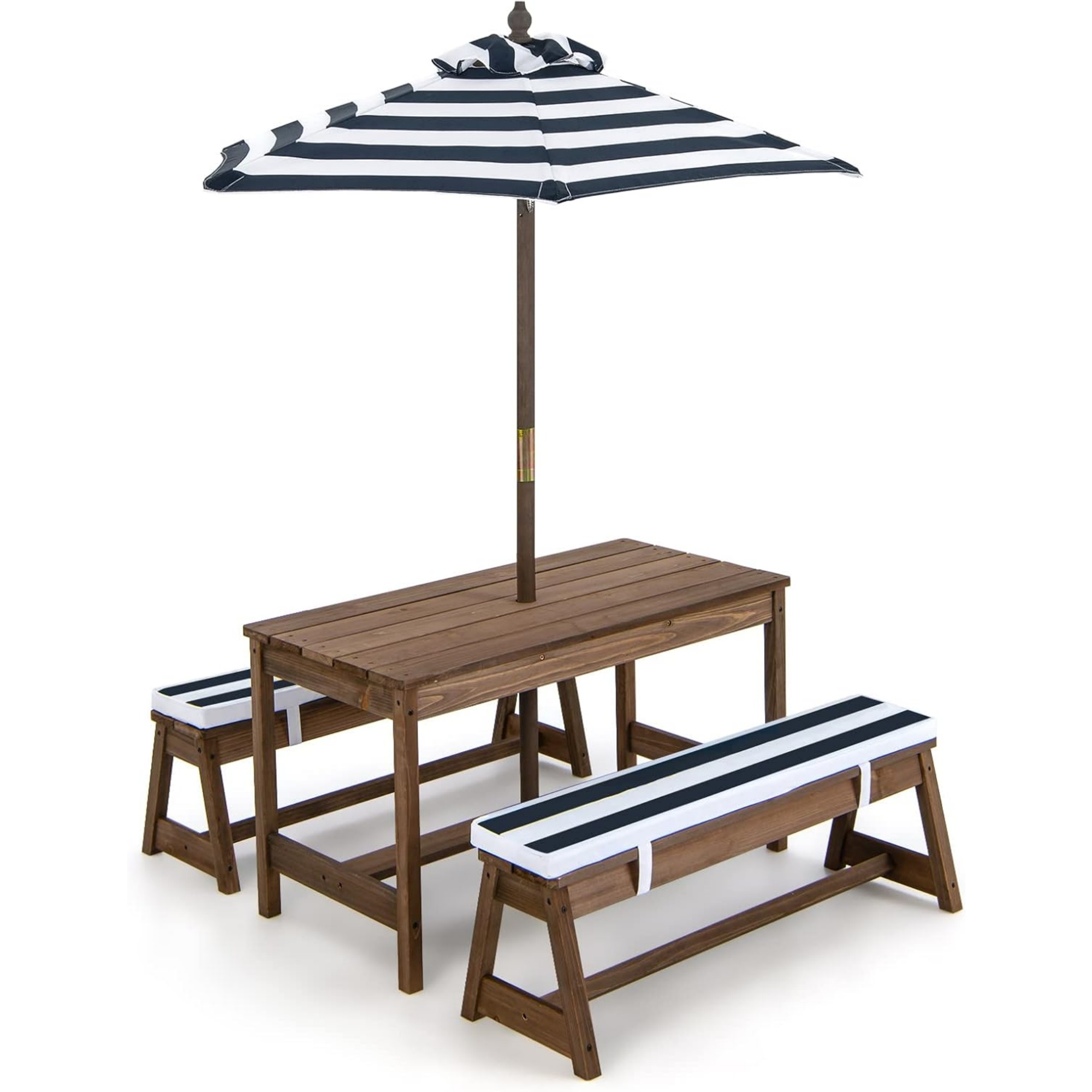 Kids Outdoor Table With Umbrella - Mesa de picnic para niños con