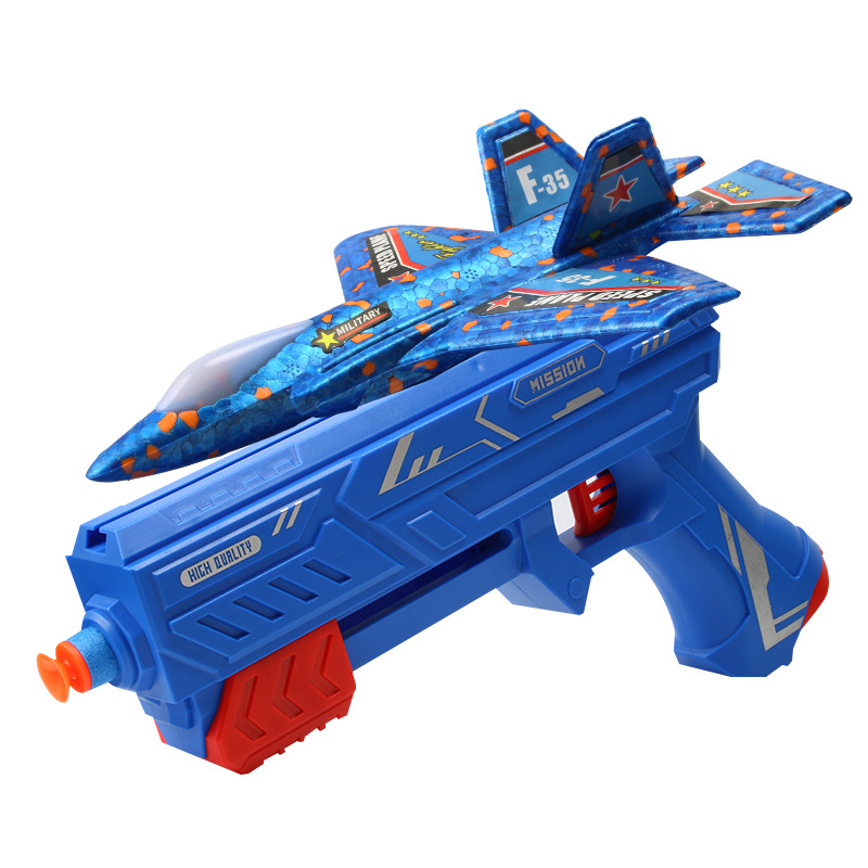 Kids Outdoor Equipment - Avión catapulta de espuma lanzador F-35
