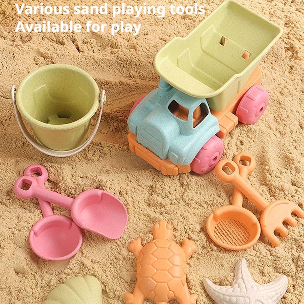 Kids Outdoor Storage - Juego de 7 juguetes de playa