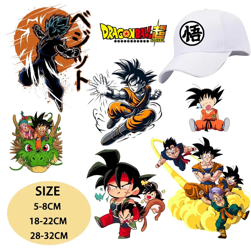 Tee Ball Set - Parches Termoadhesivos de Dragon Ball para