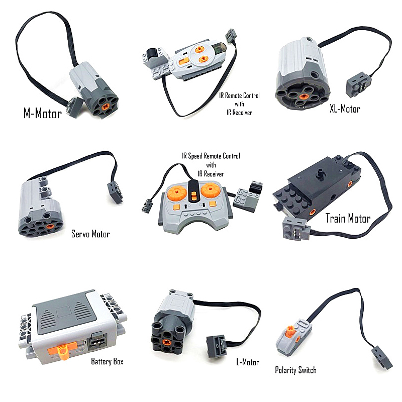Lego Set Technic - Piezas Técnicas para Motor, Funciones Multipotencia
