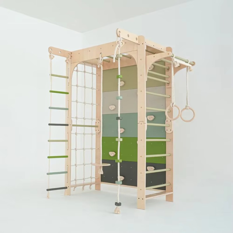 Kids Outdoor Equipment - Muro de Escalada Infantil para Interiores/Exteriores,