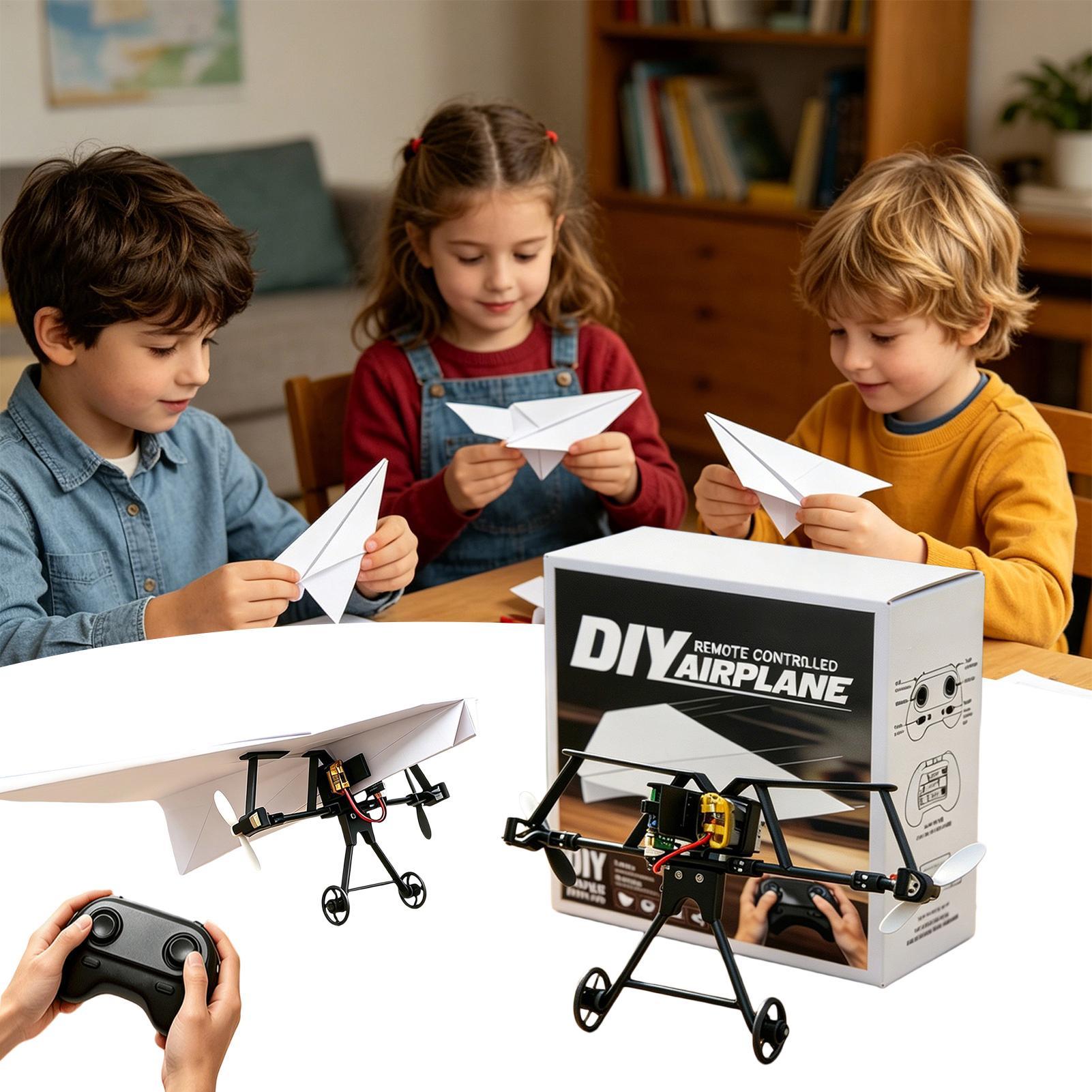Kids Outdoor Equipment - Kit de Avión de Papel RC