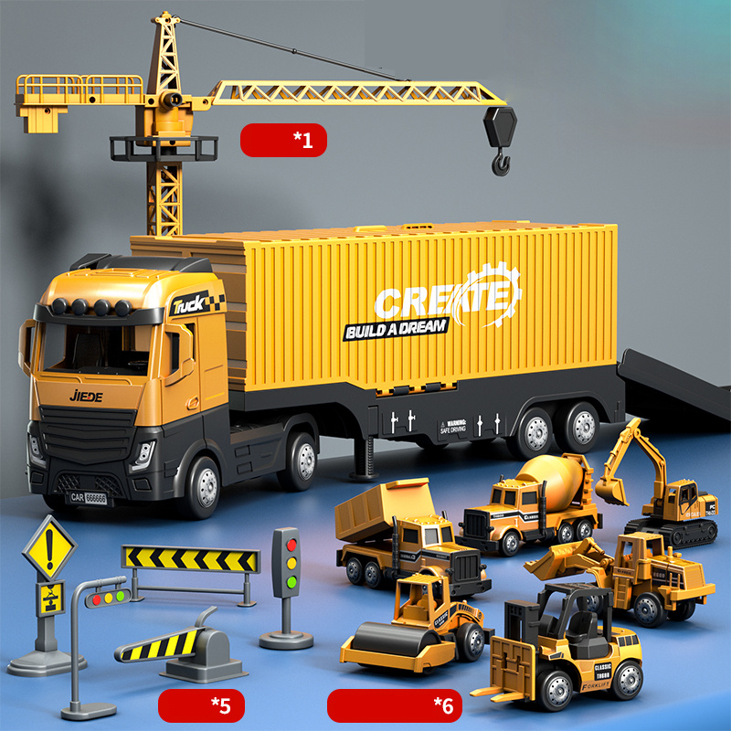 Kids Outdoor Digger - Camiones de construcción de aleaciones, vehículos