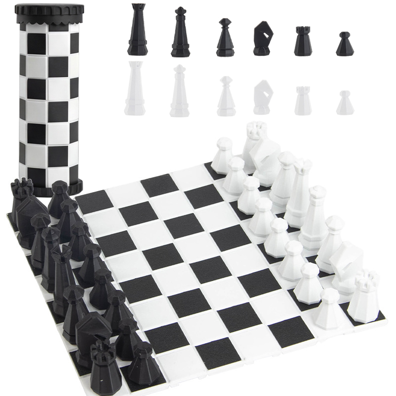 Kids Outdoor Storage - Juego de ajedrez portátil 2 en