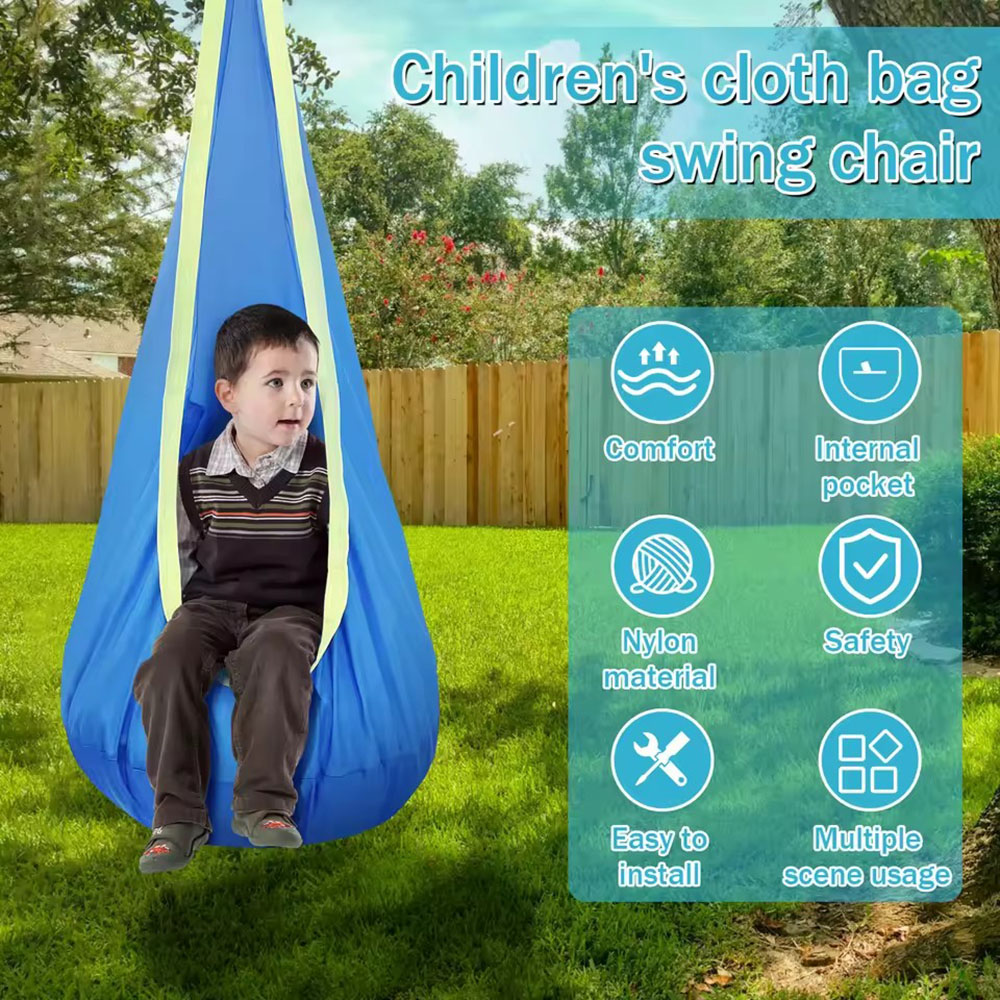 Columpio Tipo Nido para Niños, - Kids Outdoor Hanging Chair reseña y precio
