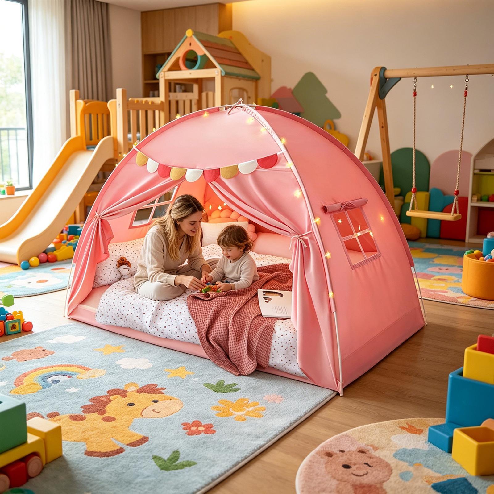 Toldo de Cama para Niños, Espa - Kids Outdoor Dome reseña y precio