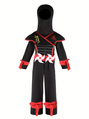 Disfraz de Ninja Negro para Ni - Kids Outdoor Ninja Equipment reseña y precio
