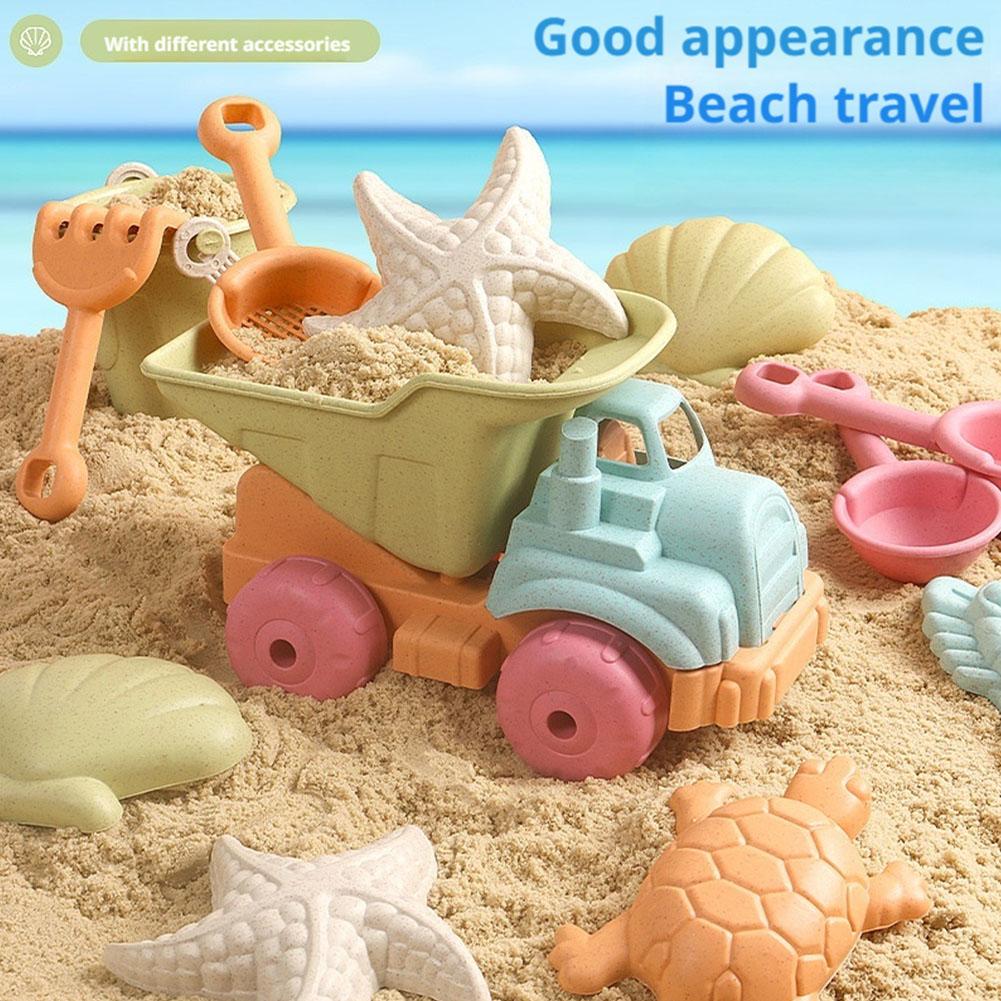 Juego de 7 juguetes de playa p - Kids Outdoor Storage reseña y precio