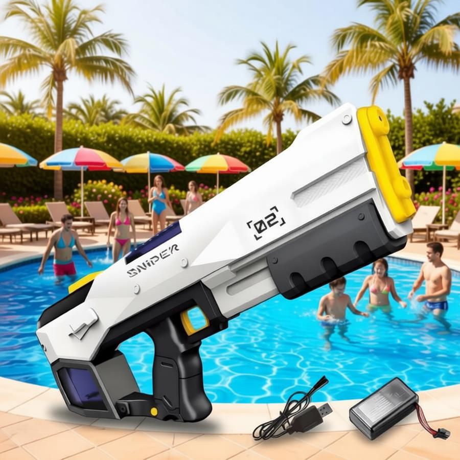 Pistola de Agua Eléctrica Tota - Kids Outdoor Storage reseña y precio