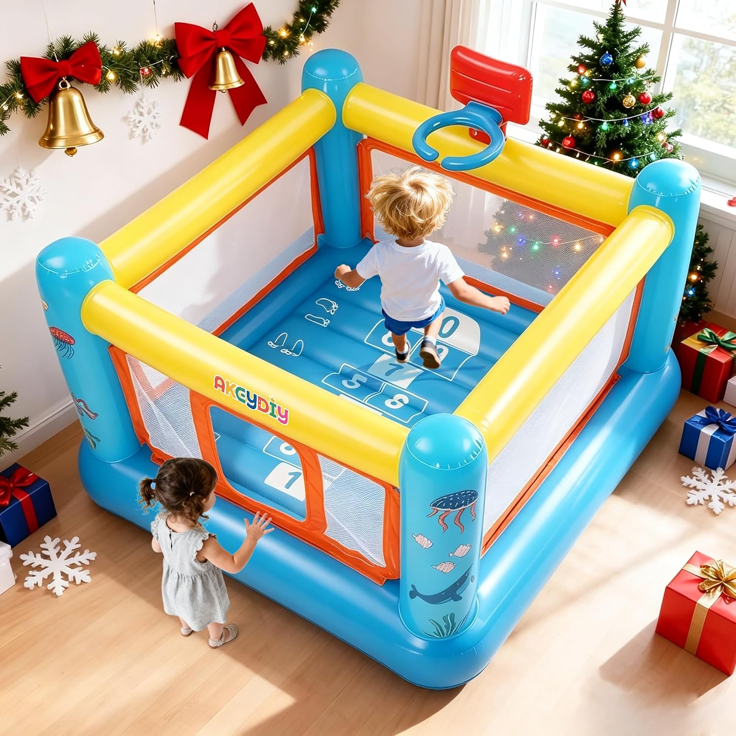 Casa de Brinco Inflable de PVC - Kids Outdoor Jumping reseña y precio