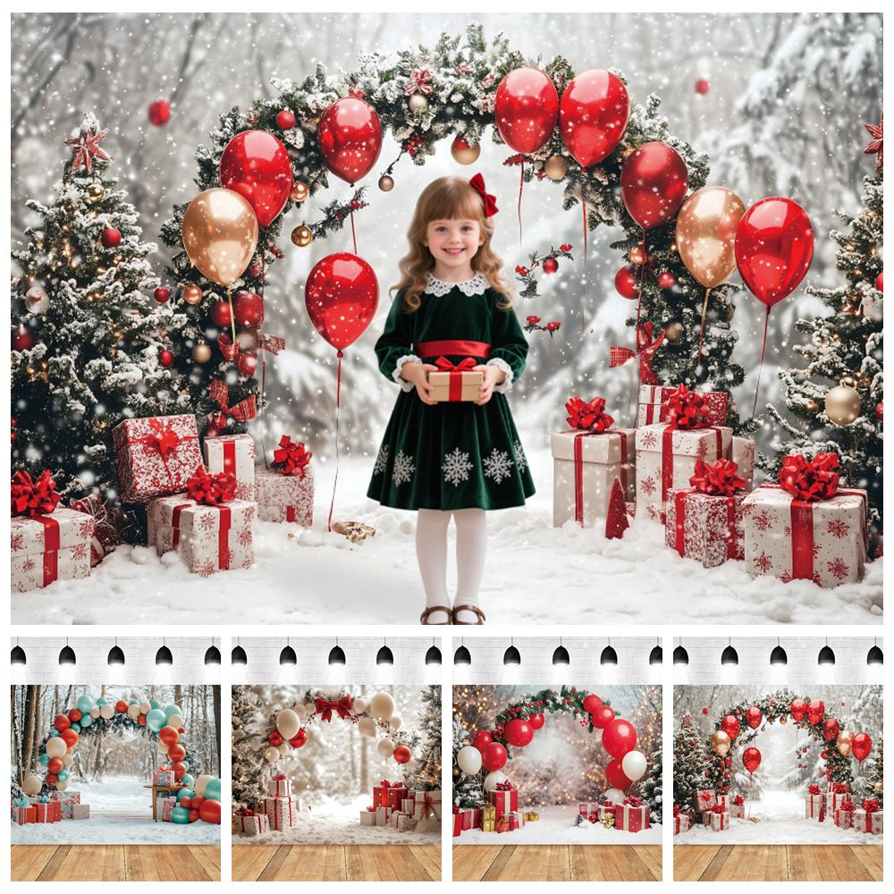 Fondo de fotografía de Navidad - Kids Outdoor Xmas Gifts reseña y precio