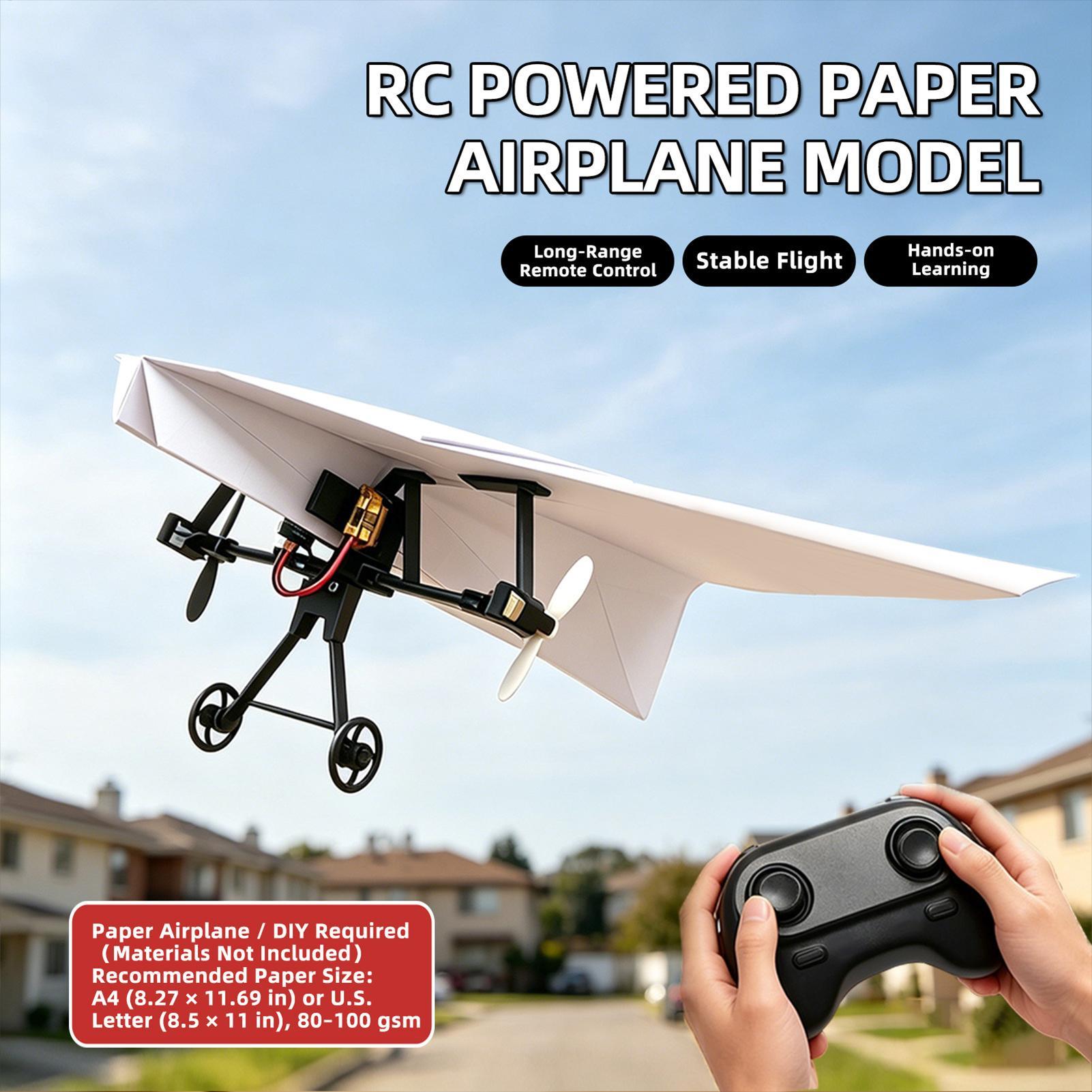 Kit de Avión de Papel RC para  - Kids Outdoor Equipment reseña y precio