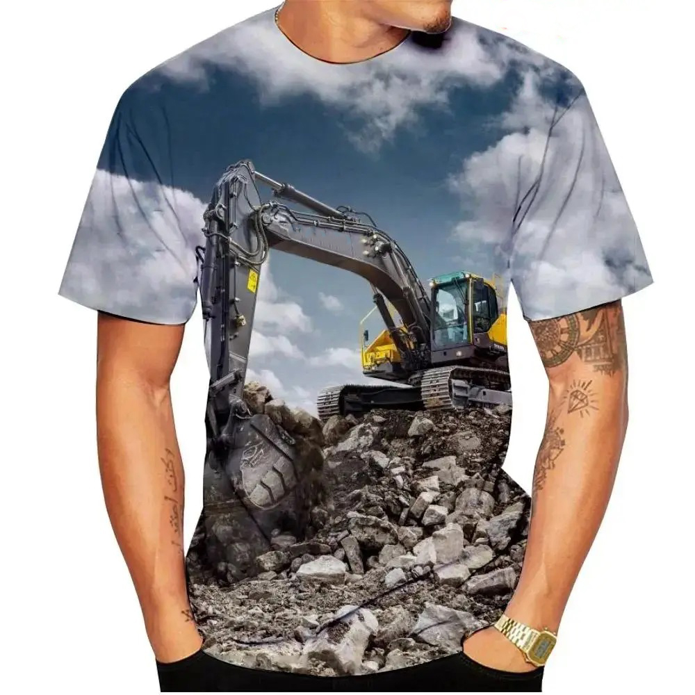 Camiseta con estampado 3D de e - Kids Outdoor Digger reseña y precio