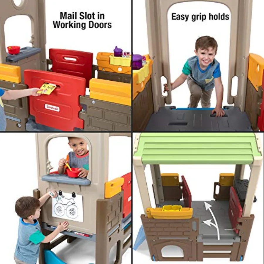 Casita de Juegos Young Explore - Kids Outdoor Clubhouse reseña y precio