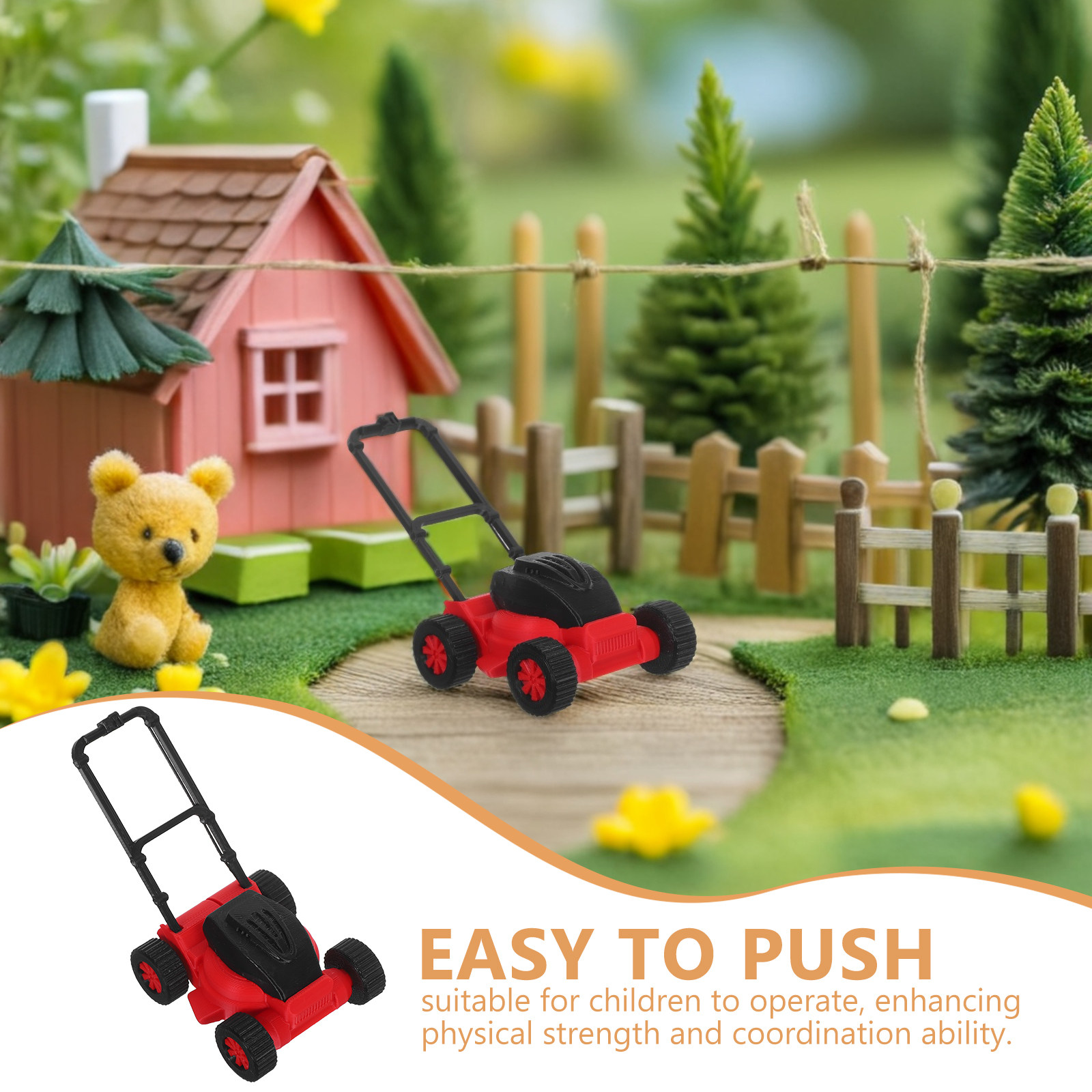 Cortacésped en Miniatura Reali - Kids Outdoor Lawn Mower reseña y precio