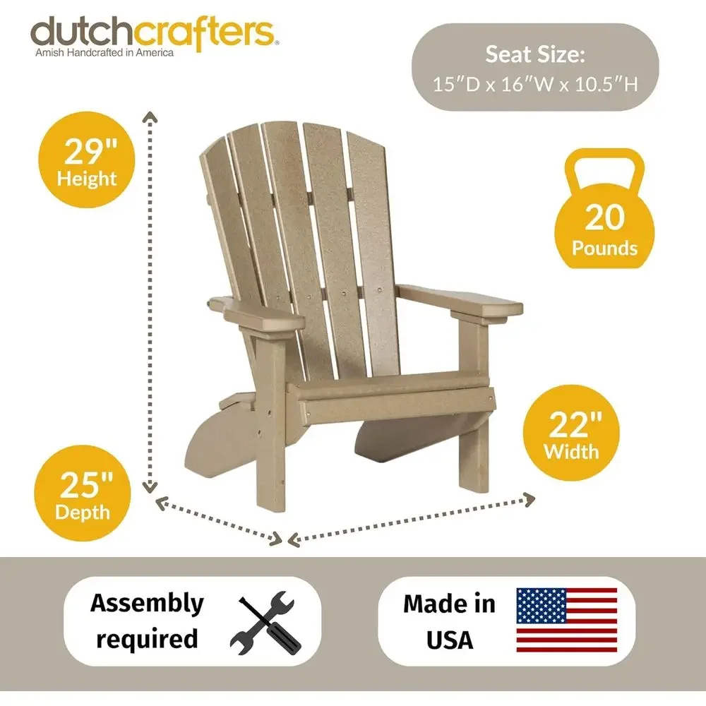 Silla Adirondack Poly Kids, si - Kids Outdoor Adirondack Chair reseña y precio