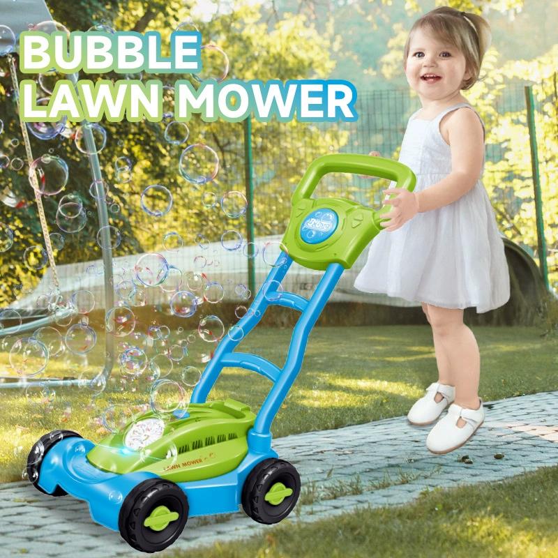 Máquina de burbujas con forma  - Kids Outdoor Lawn Mower reseña y precio