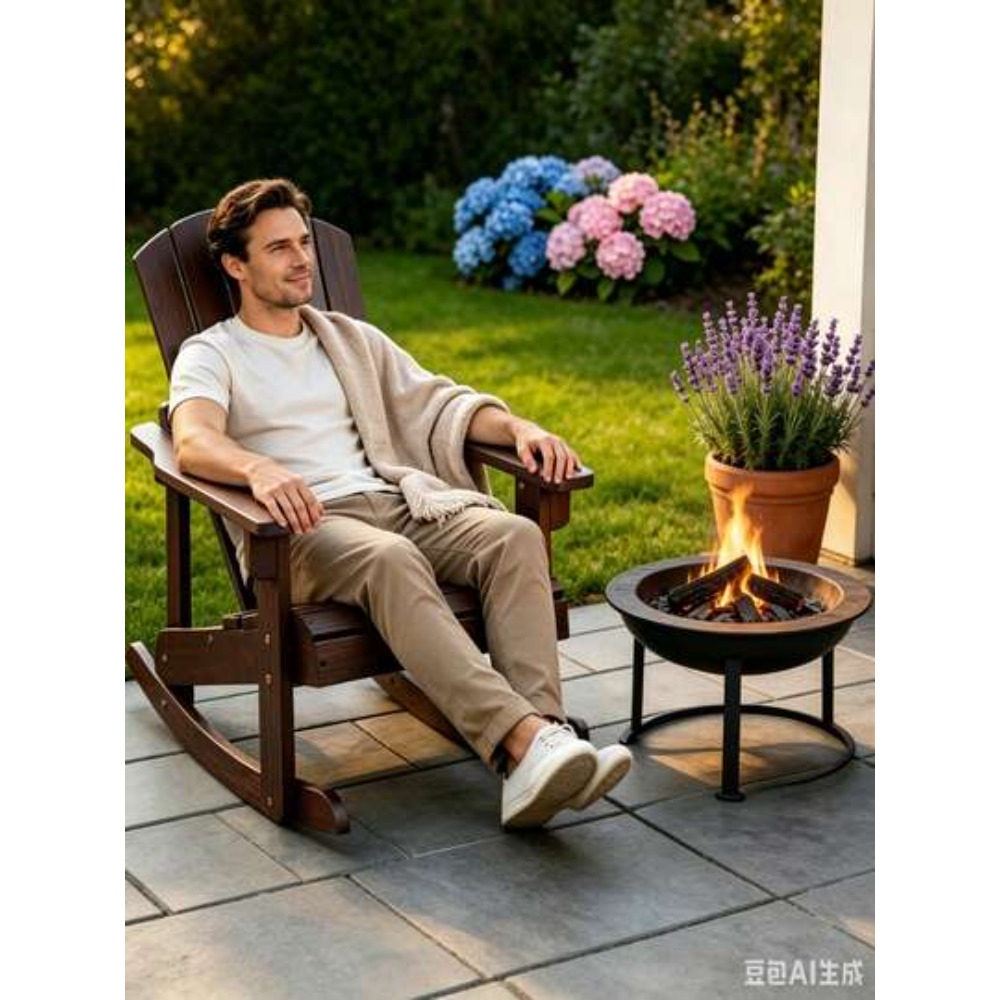 Silla mecedora Adirondack de m - Kids Outdoor Adirondack Chair reseña y precio