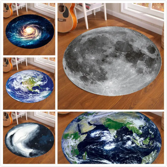 Alfombra redonda de galaxia, t - Kids Outdoor Mat reseña y precio