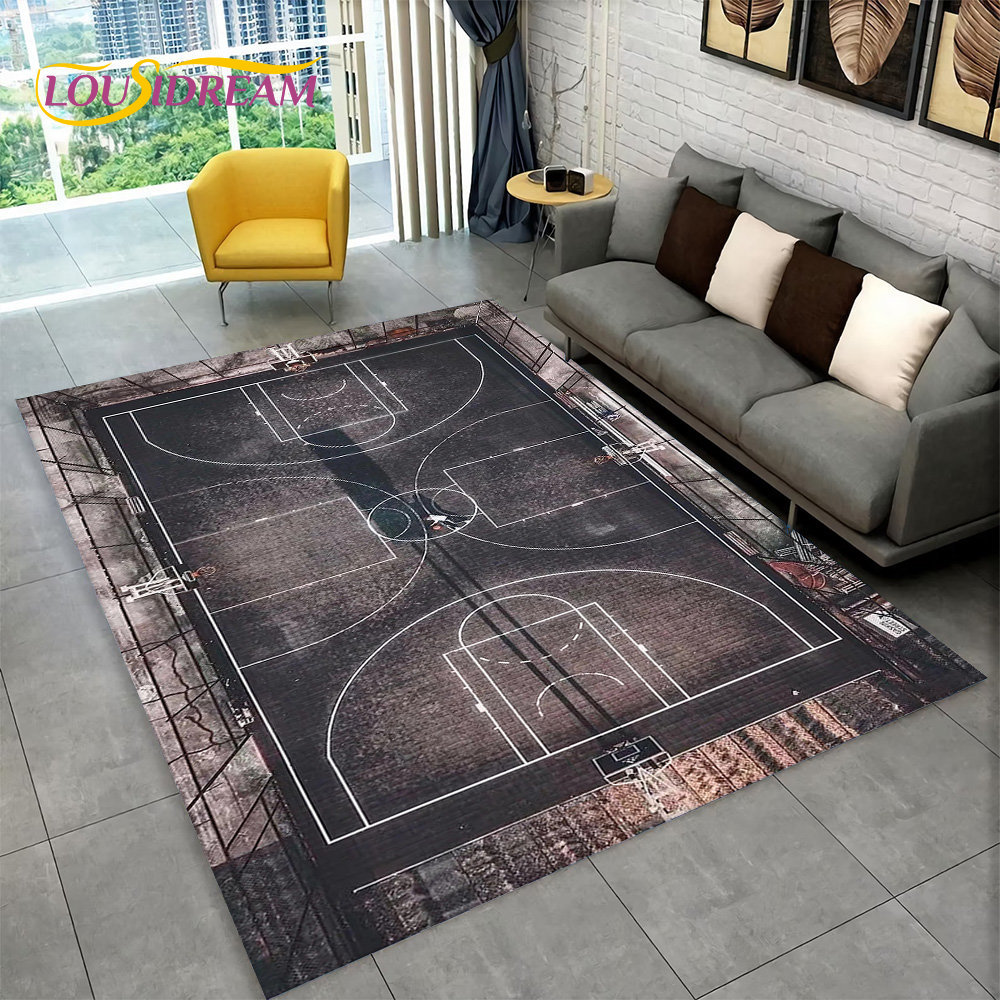 Alfombra grande de baloncesto  - Kids Outdoor Mat reseña y precio