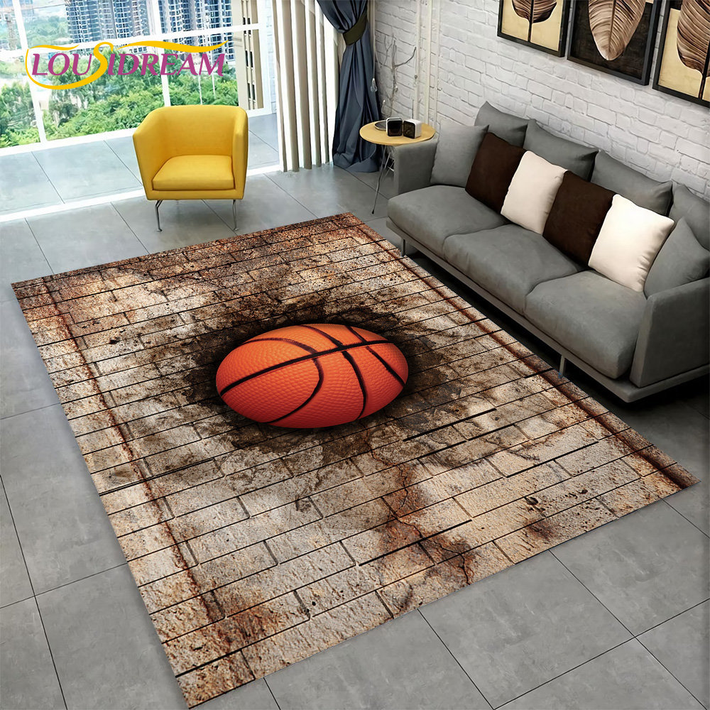 Alfombra grande de baloncesto  - Kids Outdoor Mat reseña y precio