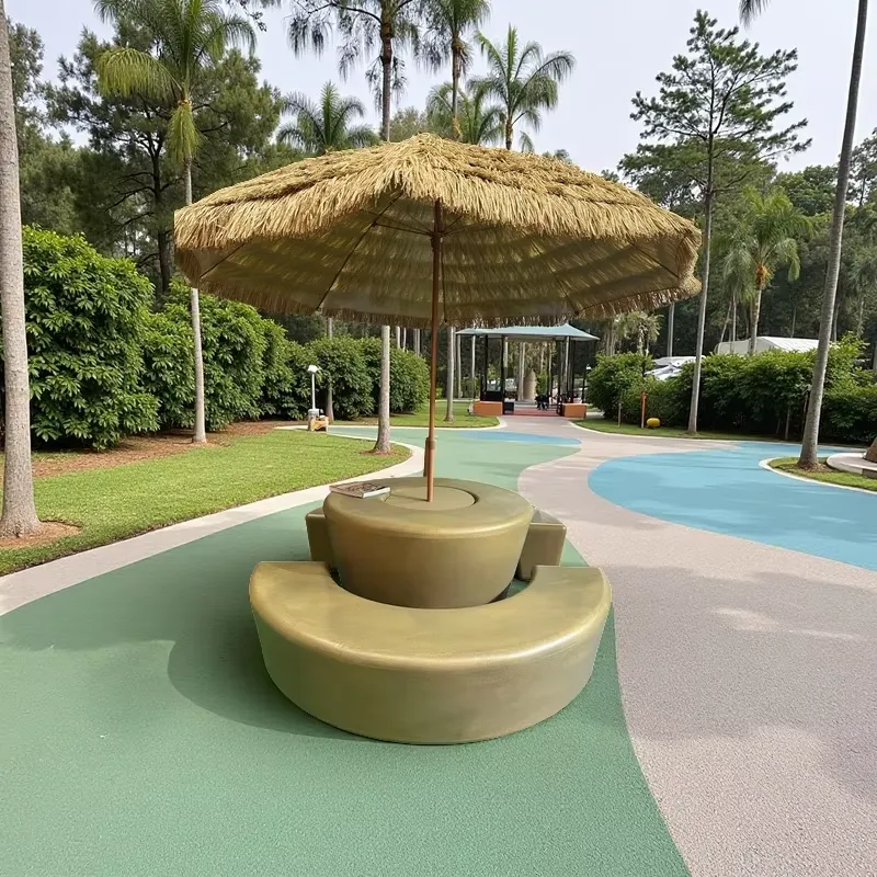 Conjunto de Mesa y Sillas Redo - Kids Outdoor Table With Umbrella reseña y precio