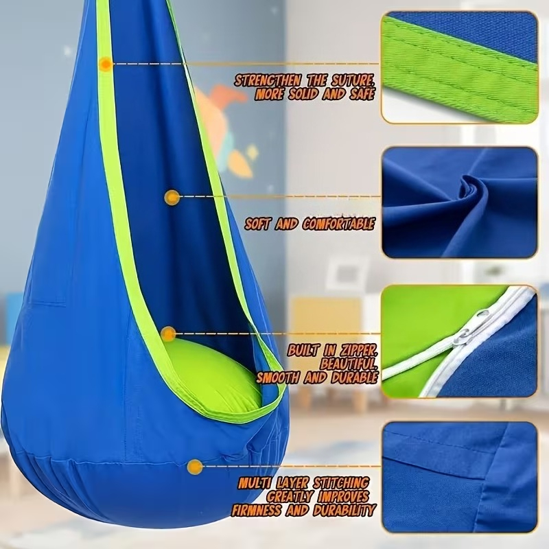 Silla Colgante para Niños, Col - Kids Outdoor Hanging Chair reseña y precio