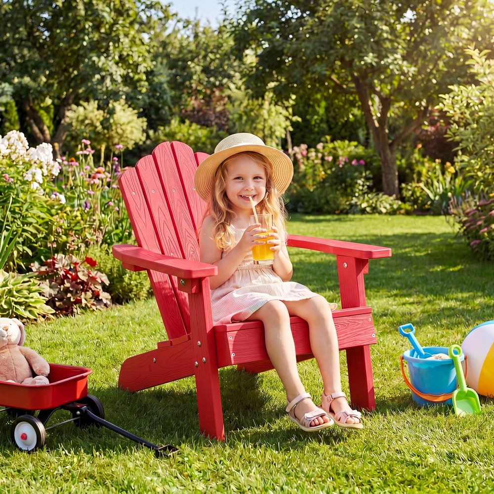 Silla Adirondack para niños, s - Kids Outdoor Adirondack Chair reseña y precio