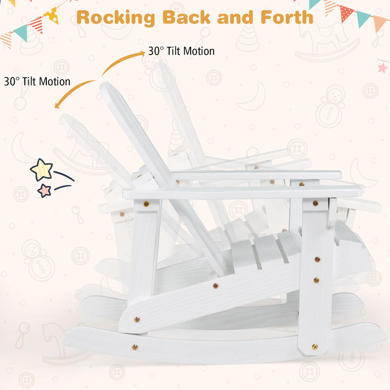 Silla Mecedora Adirondack de M - Kids Outdoor Adirondack Chair reseña y precio