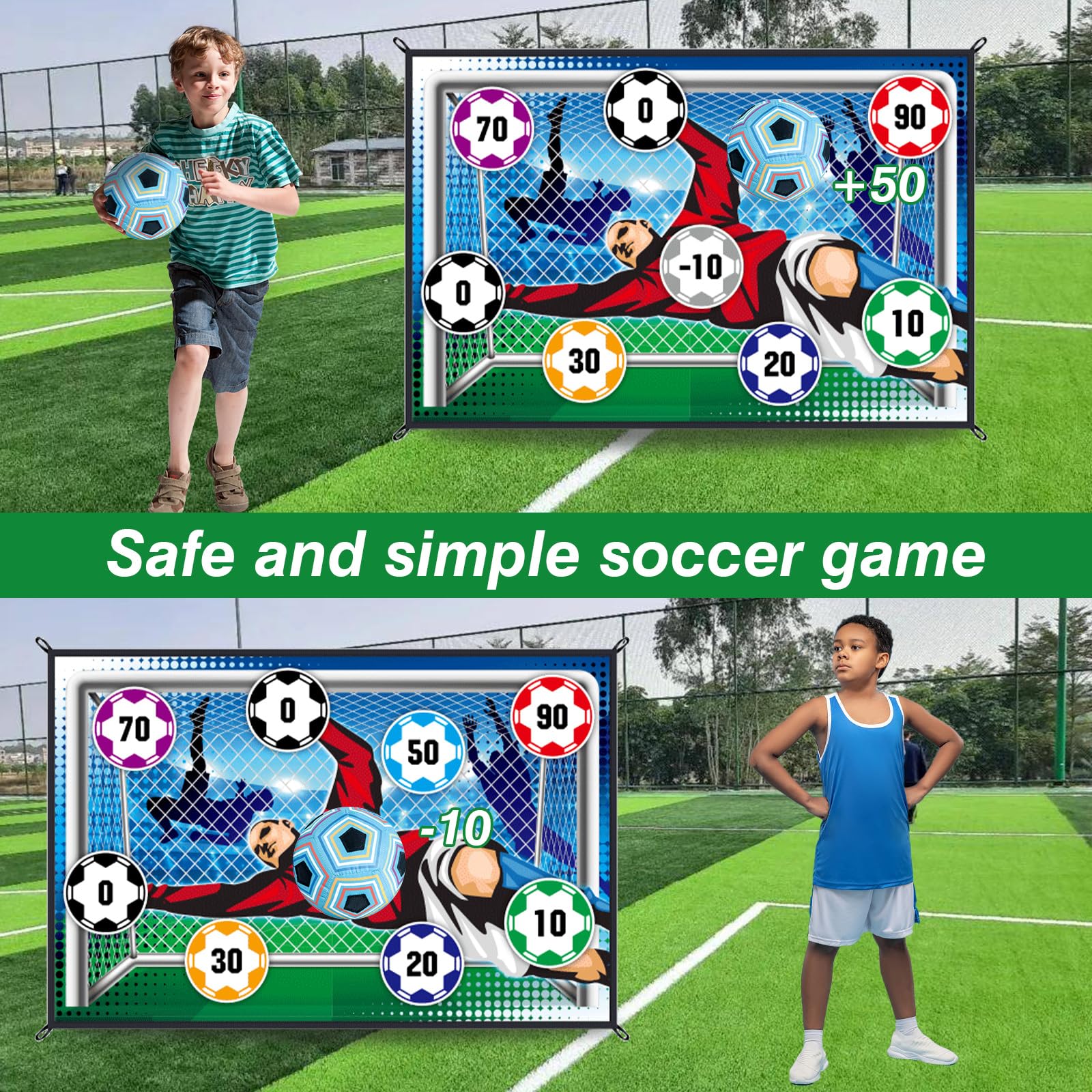 Juego de alfombrillas de fútbo - Kids Outdoor Mat reseña y precio