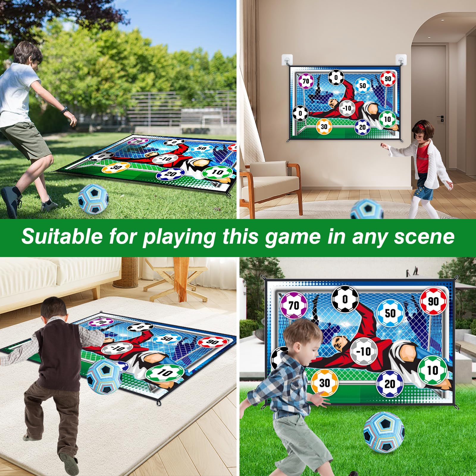Juego de alfombrillas de fútbo - Kids Outdoor Mat reseña y precio